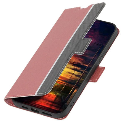 For Xiaomi Redmi Turbo 3 5G / Poco F6 5G Case Card Holder Twill Texture Leather Flip Phone Cover
