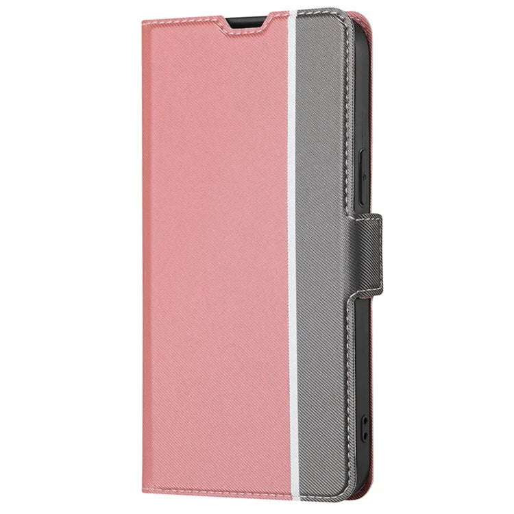 For Xiaomi Redmi Turbo 3 5G / Poco F6 5G Case Card Holder Twill Texture Leather Flip Phone Cover
