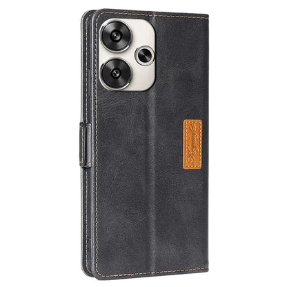 For Xiaomi Redmi Turbo 3 5G / Poco F6 5G Case Color Splicing Leather Drop-Proof Phone Cover with Wallet