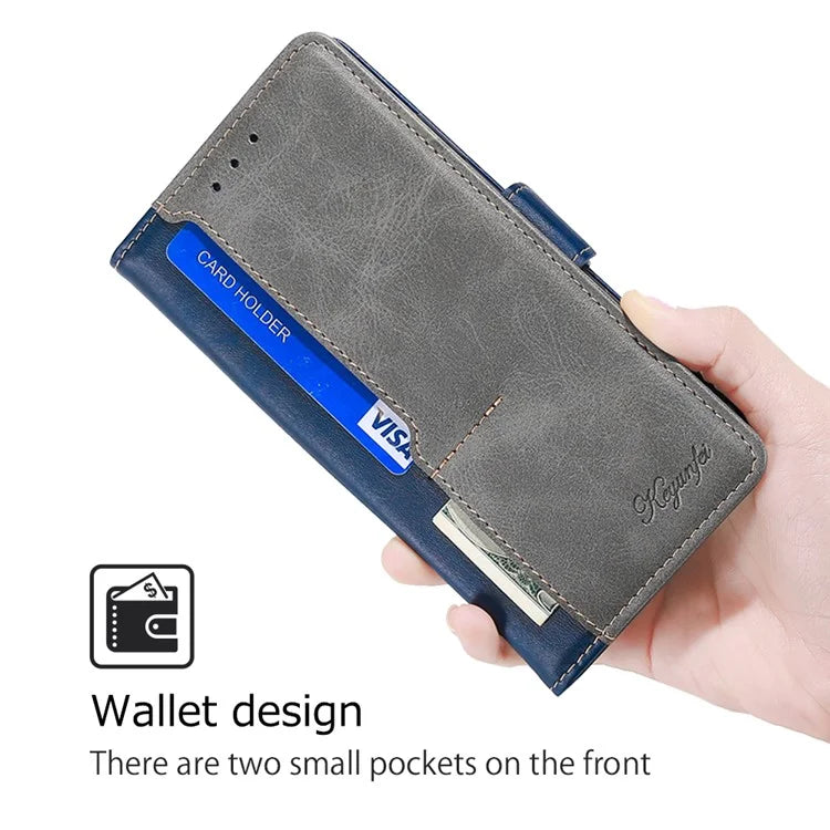 For Xiaomi Redmi Turbo 3 5G / Poco F6 5G Case Color Splicing Leather Drop-Proof Phone Cover with Wallet