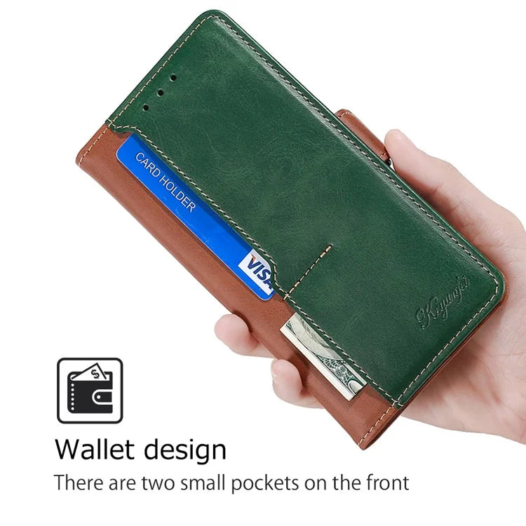 For Xiaomi Redmi Turbo 3 5G / Poco F6 5G Case Color Splicing Leather Drop-Proof Phone Cover with Wallet