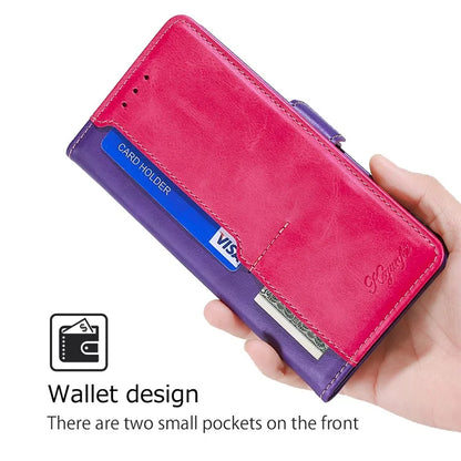 For Xiaomi Redmi Turbo 3 5G / Poco F6 5G Case Color Splicing Leather Drop-Proof Phone Cover with Wallet
