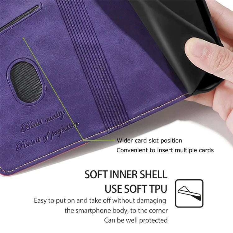 For Xiaomi Redmi Turbo 3 5G / Poco F6 5G Case Color Splicing Leather Drop-Proof Phone Cover with Wallet