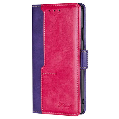For Xiaomi Redmi Turbo 3 5G / Poco F6 5G Case Color Splicing Leather Drop-Proof Phone Cover with Wallet