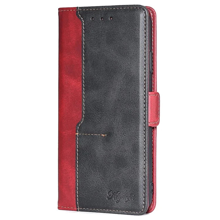 For Xiaomi Redmi Turbo 3 5G / Poco F6 5G Case Color Splicing Leather Drop-Proof Phone Cover with Wallet