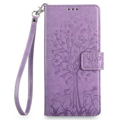 For Xiaomi Redmi Turbo 3 5G / Poco F6 5G Case PU Leather Deer Imprinted Wallet Phone Cover