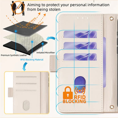 For Xiaomi Redmi Turbo 3 5G / Poco F6 5G Crossbody Case RFID Blocking Wallet PU Leather Folding Stand Phone Cover