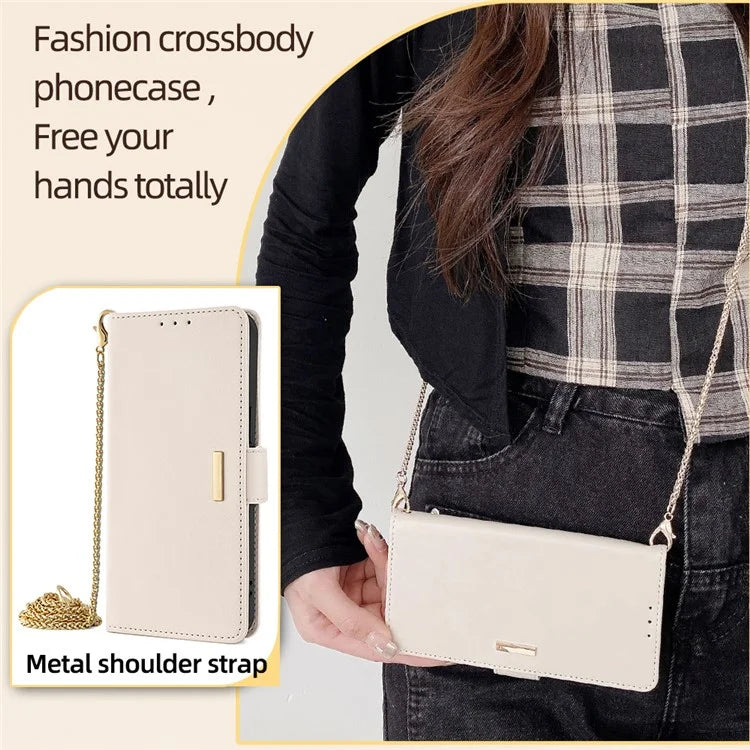 For Xiaomi Redmi Turbo 3 5G / Poco F6 5G Crossbody Case RFID Blocking Wallet PU Leather Folding Stand Phone Cover