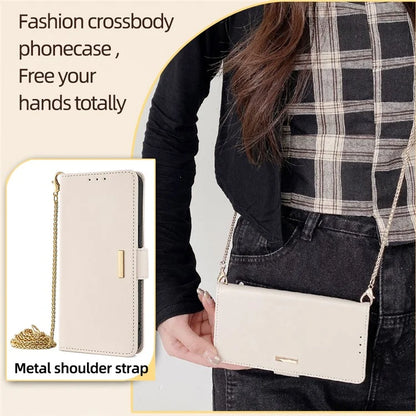 For Xiaomi Redmi Turbo 3 5G / Poco F6 5G Crossbody Case RFID Blocking Wallet PU Leather Folding Stand Phone Cover