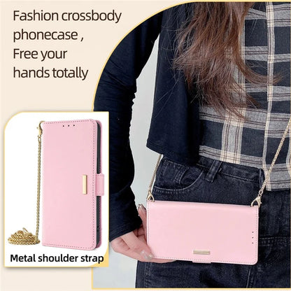 For Xiaomi Redmi Turbo 3 5G / Poco F6 5G Crossbody Case RFID Blocking Wallet PU Leather Folding Stand Phone Cover