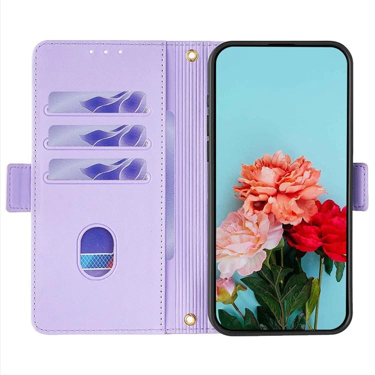 For Xiaomi Redmi Turbo 3 5G / Poco F6 5G Crossbody Case RFID Blocking Wallet PU Leather Folding Stand Phone Cover