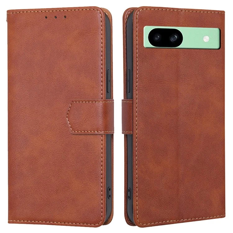 For Google Pixel 8a Case Magnetic Clasp RFID Blocking Wallet Leather Phone Cover