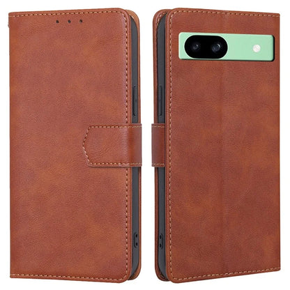 For Google Pixel 8a Case Magnetic Clasp RFID Blocking Wallet Leather Phone Cover