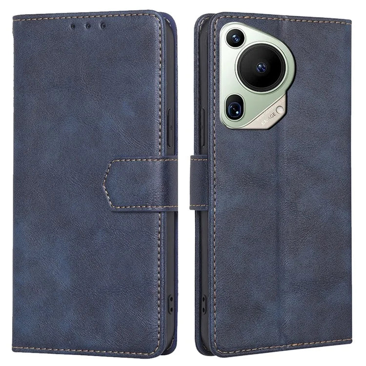 For Huawei Pura 70 Ultra Leather Case RFID Blocking Magnetic Clasp Phone Cover