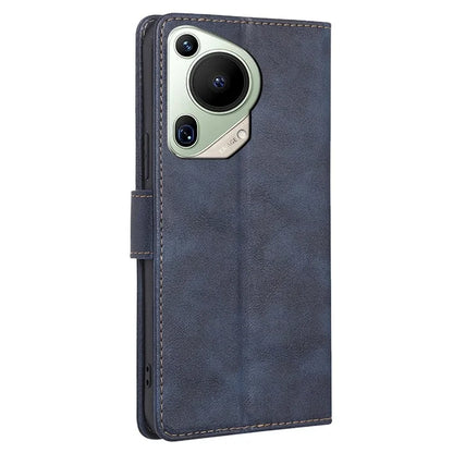 For Huawei Pura 70 Ultra Leather Case RFID Blocking Magnetic Clasp Phone Cover