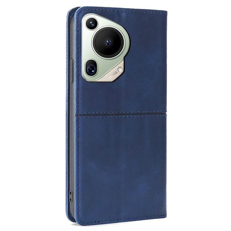 For Huawei Pura 70 Ultra Leather Case Magnetic Closure Full Protection Book Folio Design Phone Cover