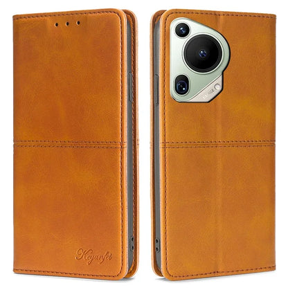 For Huawei Pura 70 Ultra Leather Case Magnetic Closure Full Protection Book Folio Design Phone Cover