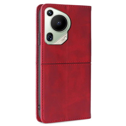 For Huawei Pura 70 Ultra Leather Case Magnetic Closure Full Protection Book Folio Design Phone Cover
