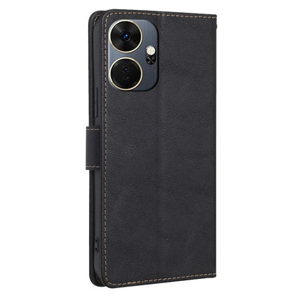 For itel P55+ Leather Case RFID Blocking Wallet Stand Phone Cover