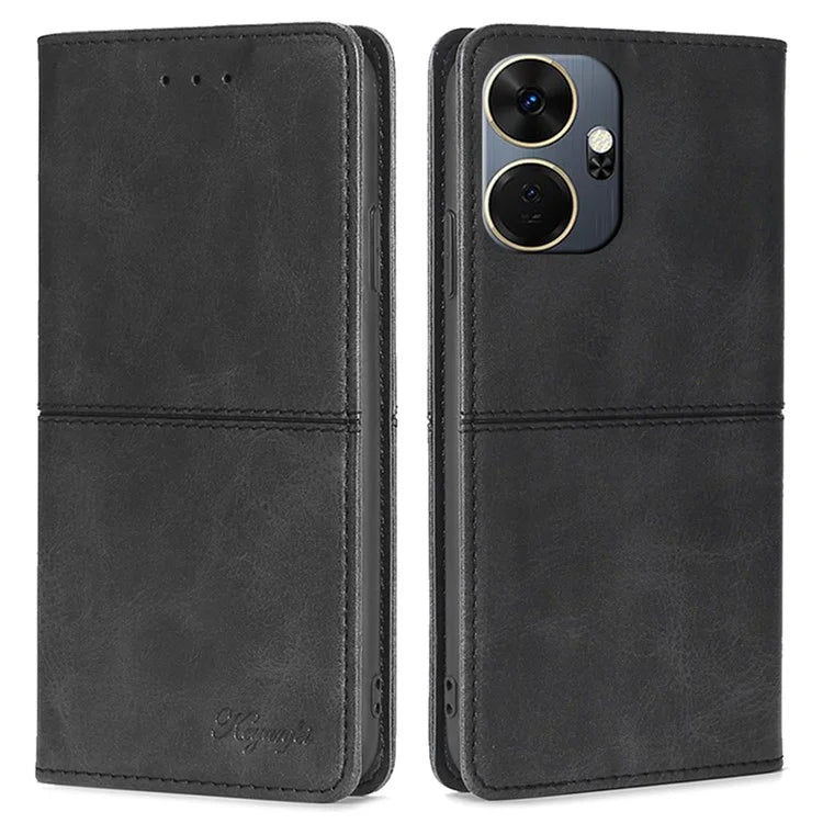 For itel P55+ Case with Card Slots PU Leather Stand Phone Cover