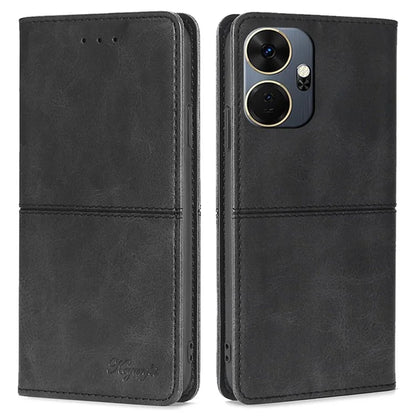 For itel P55+ Case with Card Slots PU Leather Stand Phone Cover