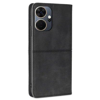 For itel P55+ Case with Card Slots PU Leather Stand Phone Cover