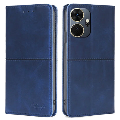 For itel P55+ Case with Card Slots PU Leather Stand Phone Cover