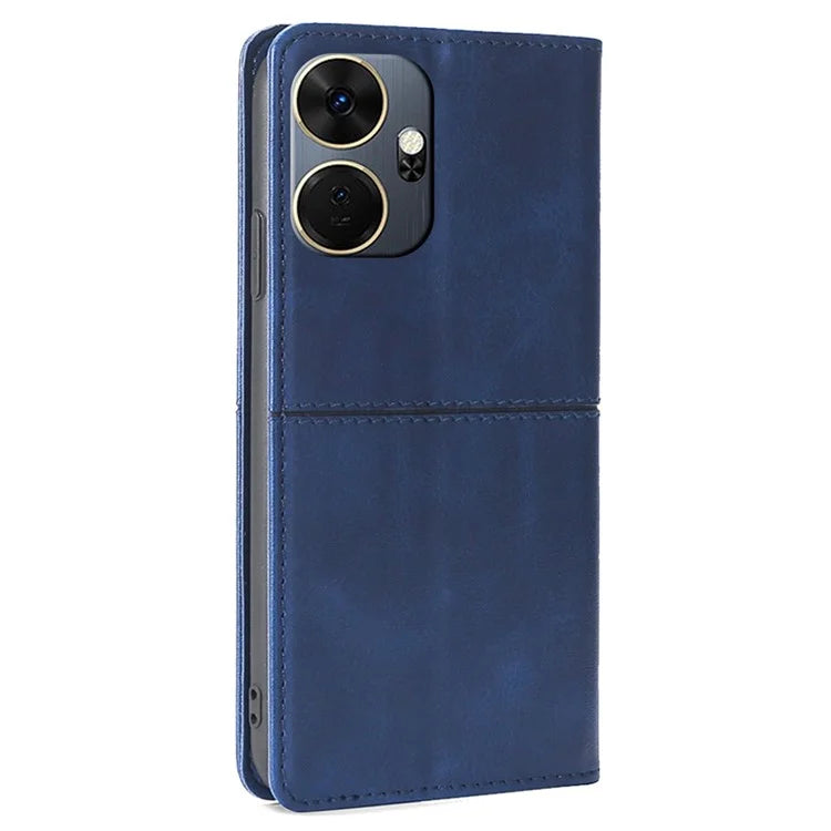 For itel P55+ Case with Card Slots PU Leather Stand Phone Cover