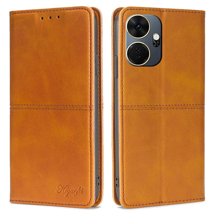 For itel P55+ Case with Card Slots PU Leather Stand Phone Cover