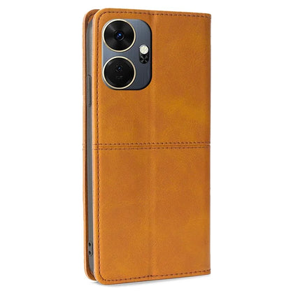 For itel P55+ Case with Card Slots PU Leather Stand Phone Cover