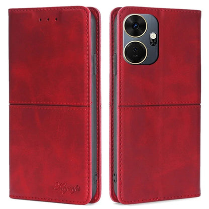 For itel P55+ Case with Card Slots PU Leather Stand Phone Cover