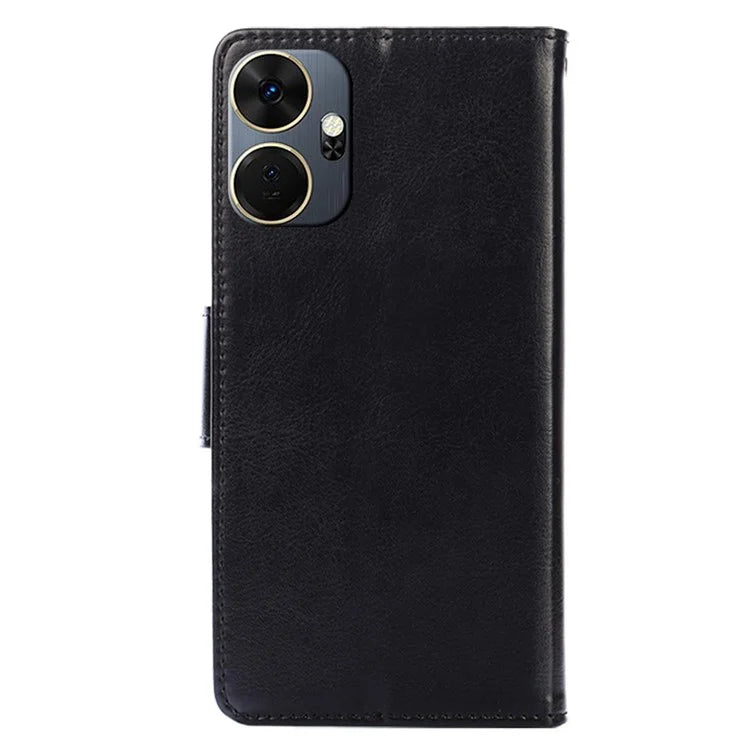 For itel P55+ Case Anti-Scratch Leather Flip Phone Cover with Wallet