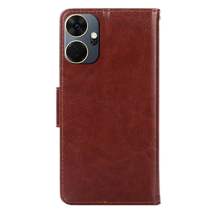 For itel P55+ Case Anti-Scratch Leather Flip Phone Cover with Wallet