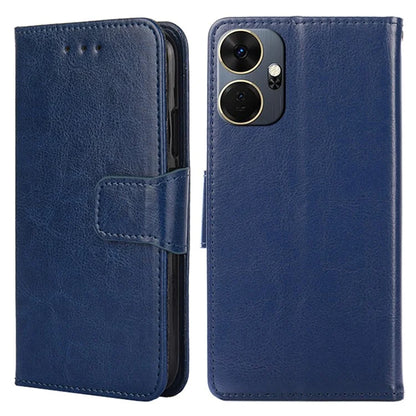For itel P55+ Case Anti-Scratch Leather Flip Phone Cover with Wallet