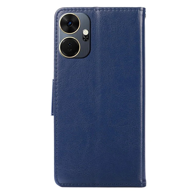 For itel P55+ Case Anti-Scratch Leather Flip Phone Cover with Wallet