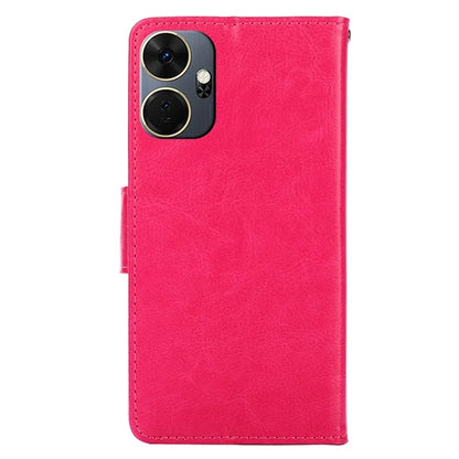 For itel P55+ Case Anti-Scratch Leather Flip Phone Cover with Wallet