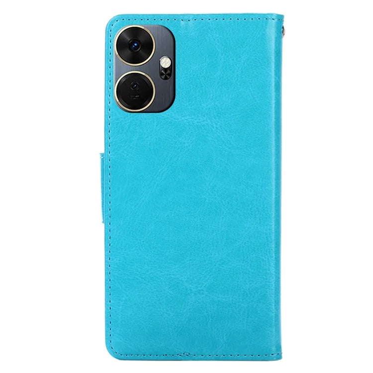 For itel P55+ Case Anti-Scratch Leather Flip Phone Cover with Wallet