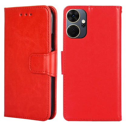 For itel P55+ Case Anti-Scratch Leather Flip Phone Cover with Wallet