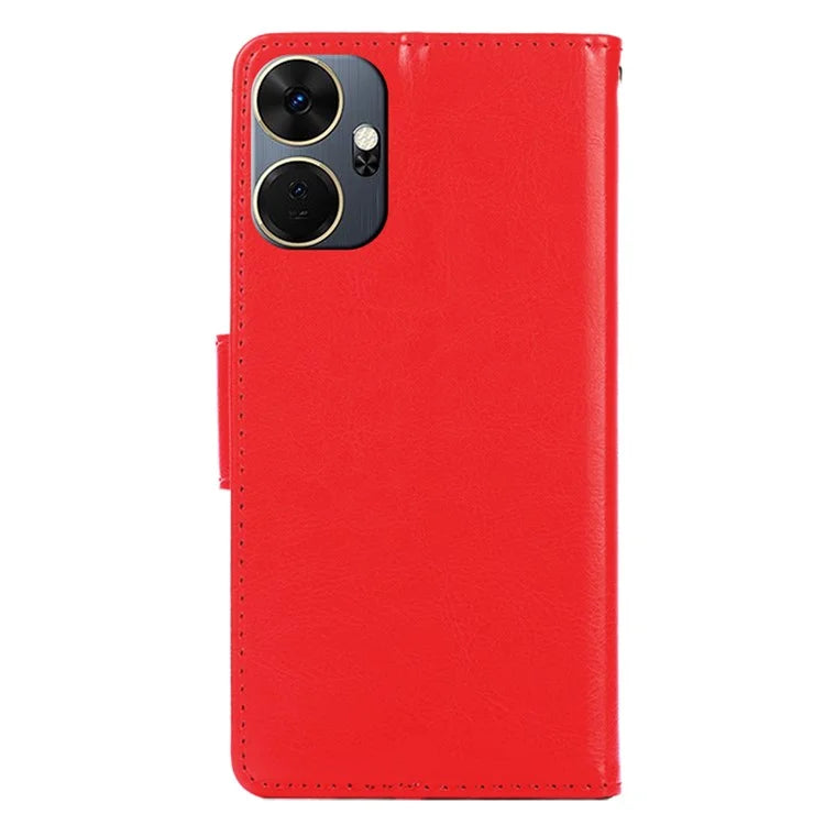 For itel P55+ Case Anti-Scratch Leather Flip Phone Cover with Wallet