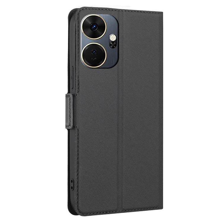 For itel P55+ Case Card Slots Twill Texture PU Leather Stand Phone Cover