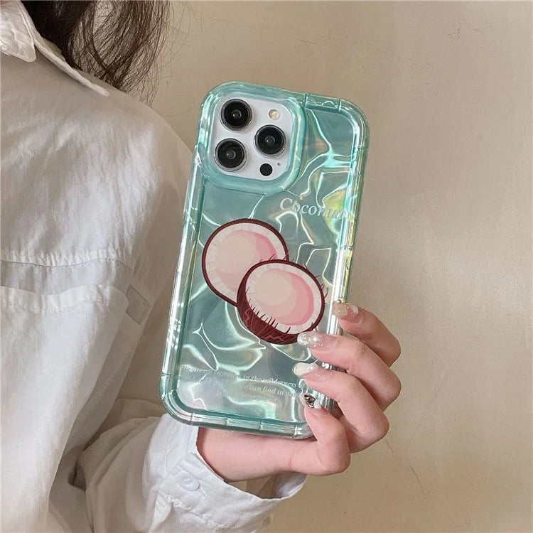 Silicone+PC Phone Case for iPhone 14 Pro Max Wholesale Mobile Accessories IMD  Pattern Phone Shell