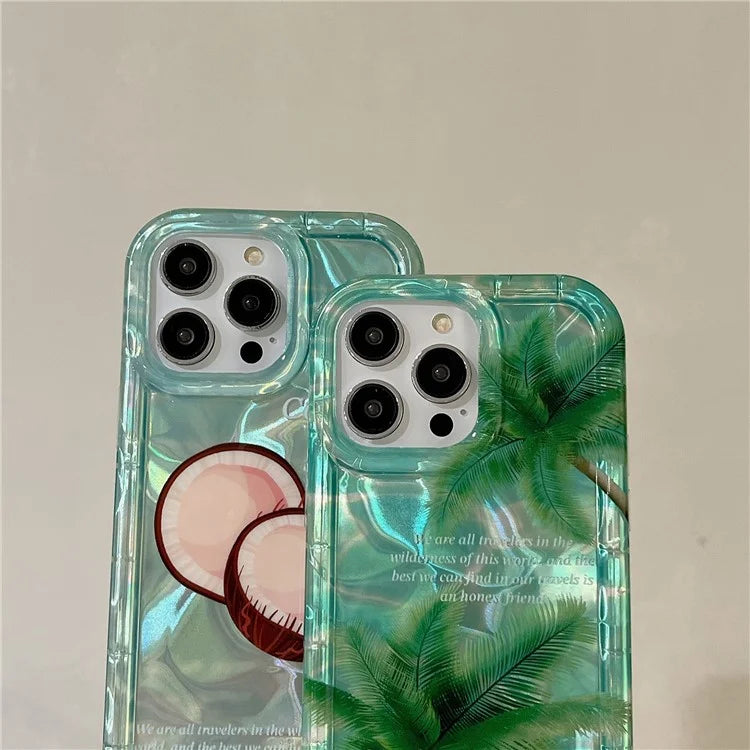 IMD Phone Case for iPhone 15 Pro Max Wholesale Mobile Accessories Silicone+PC Phone Cover Tree