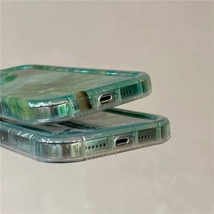 IMD Phone Case for iPhone 15 Pro Max Wholesale Mobile Accessories Silicone+PC Phone Cover Tree