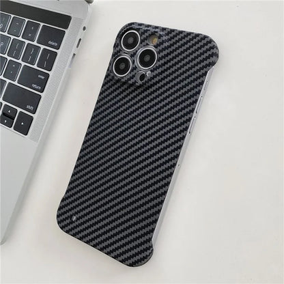 For iPhone 14 Pro PC Case Frameless Phone Protective Cover Slim-Fit Protection Shell