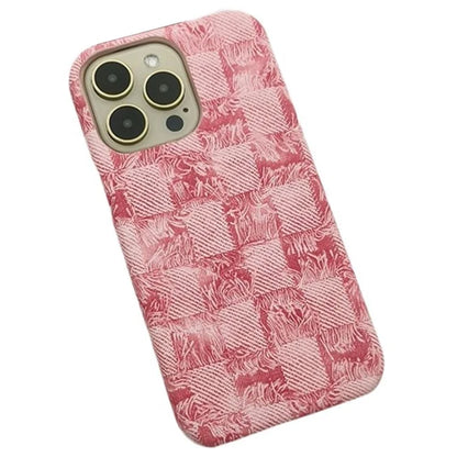 For iPhone 13 Pro Wholesale Phone Case Shockproof Jeans Texture PU+PC Phone Cover