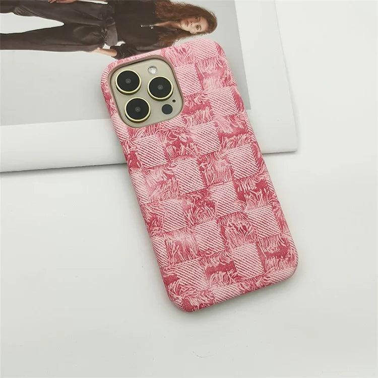 For iPhone 13 Pro Wholesale Phone Case Shockproof Jeans Texture PU+PC Phone Cover