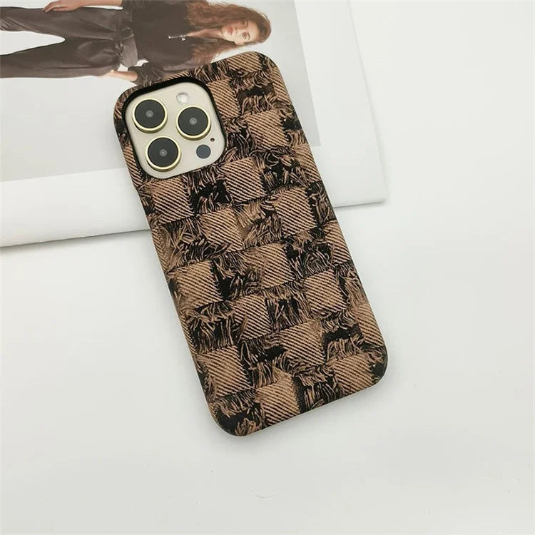 For iPhone 13 Pro Wholesale Phone Case Shockproof Jeans Texture PU+PC Phone Cover