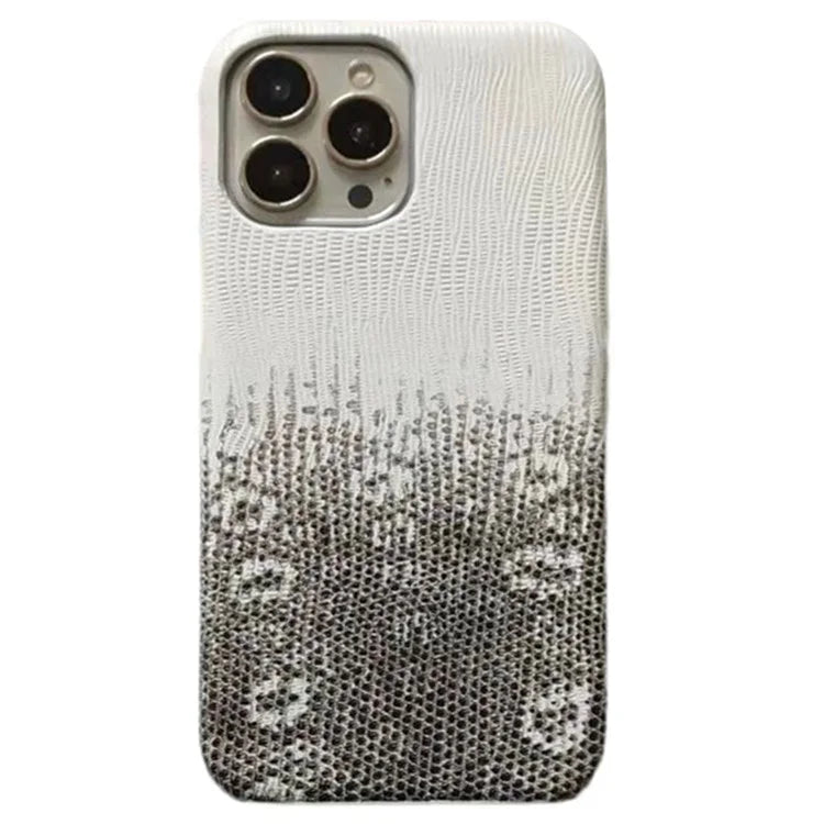 For iPhone 14 Pro Phone Cover Gradient Color PU Leather+PC Anti-Drop Phone Case