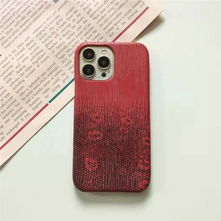 For iPhone 14 Pro Phone Cover Gradient Color PU Leather+PC Anti-Drop Phone Case