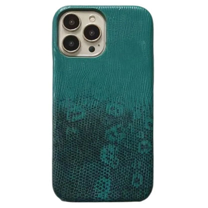 For iPhone 14 Pro Phone Cover Gradient Color PU Leather+PC Anti-Drop Phone Case
